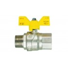 Robinet gaz 1'' filet interior-exterior