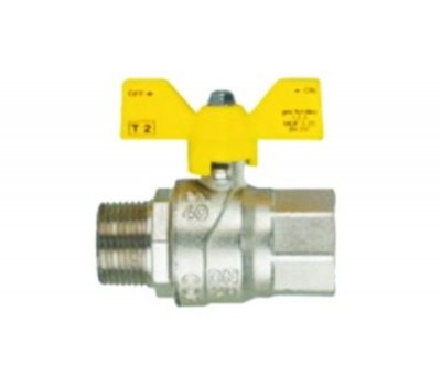 Robinet gaz 1'' filet interior-exterior Robinet gaz 1'' filet interior-exterior