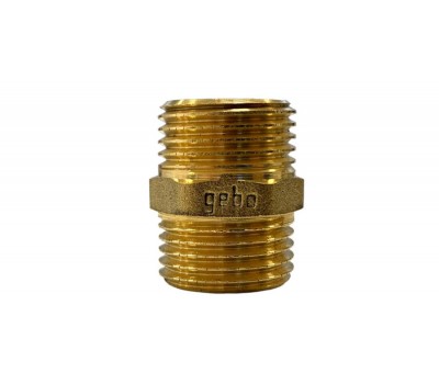 Niplu alama 3/4", filet exterior - filet exterior