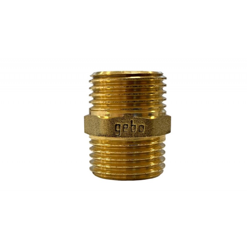 Niplu alama 3/4", filet exterior - filet exterior