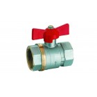 Robinet de trecere pentru apa cu bila si fluture, de 1/2", GOBE, filet interior