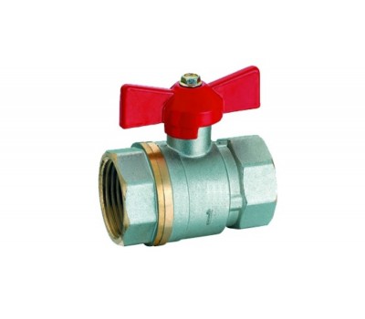 Robinet de trecere pentru apa cu bila si fluture, de 1/2", GOBE, filet interior Robinet de trecere pentru apa cu bila si fluture, de 1/2", GOBE, filet interior